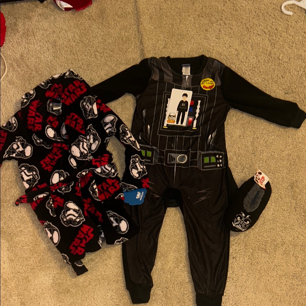 Star Wars Black and Gray Kids One Piece